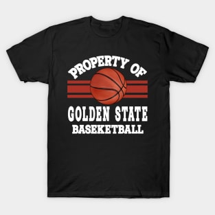 Proud Name Golden State Graphic Property Vintage Basketball T-Shirt